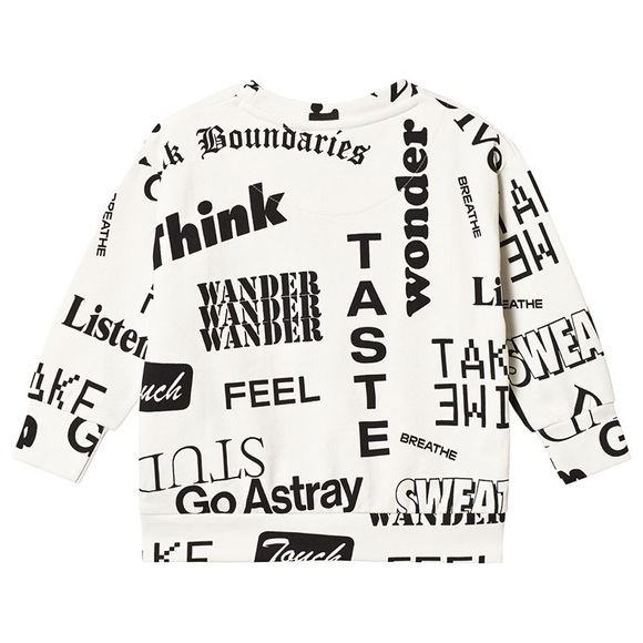 NWT Molo Madsim Words Sweatshirt - Picture 3 of 7